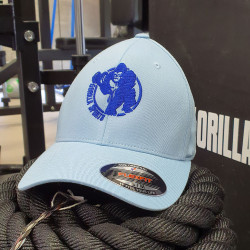 [GIFT] Gorilla Sports FLEXFIT Šiltovka (S-M - Bledo-modrá)